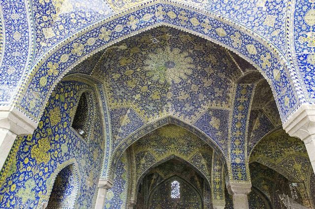 Imam Mosque, a world cultural heritage site.