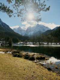 Snowy mountains and lakes | A winter trip~