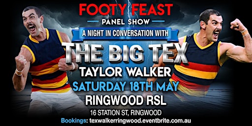 The Big Tex - A Night in Conversation with Tex Walker | Ringwood RSL