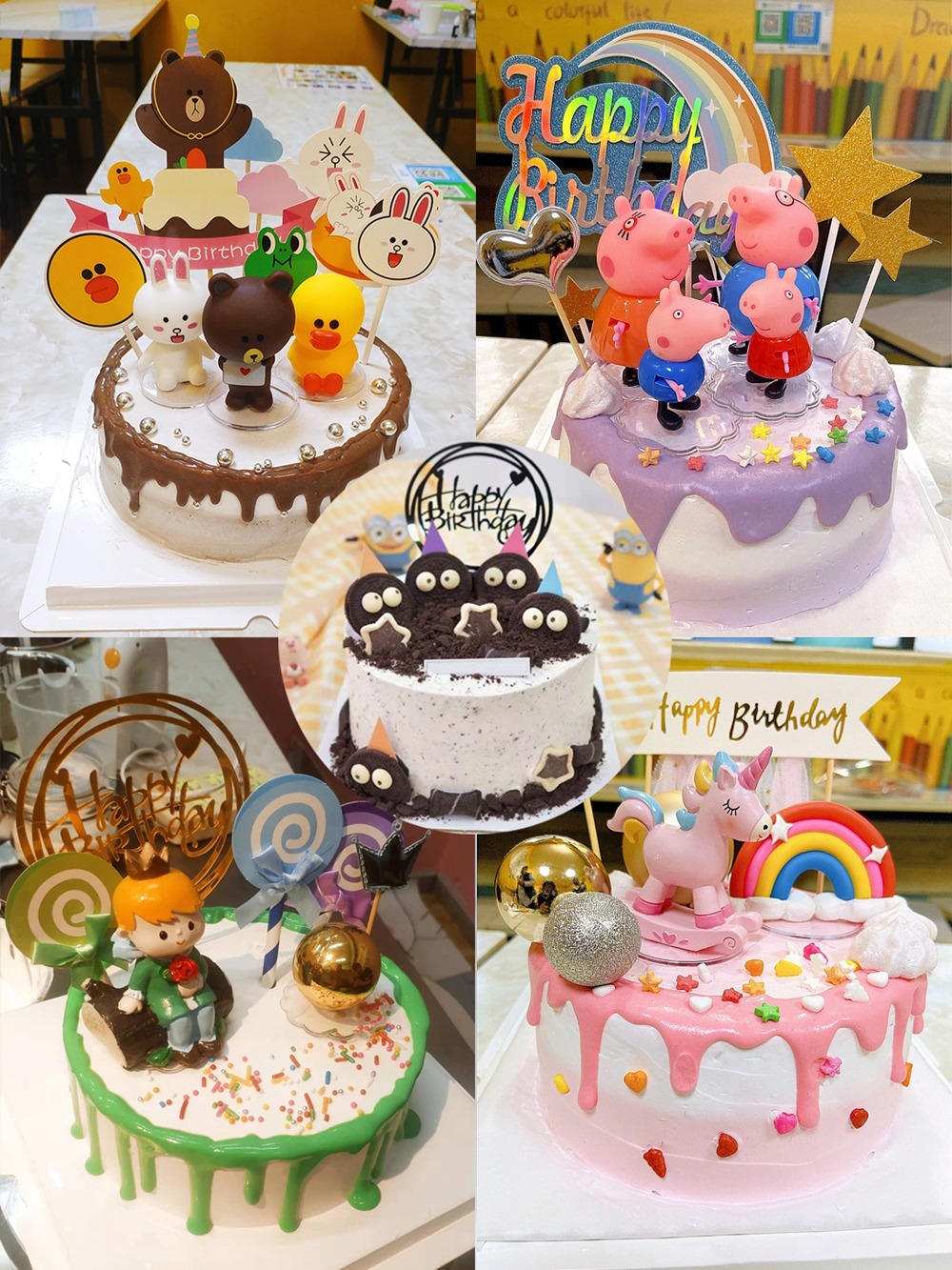 大鴨DIY手工坊 Ins風6寸高顏值網紅蛋糕 4選1|展覽休閒 | 上海大鴨手工課程