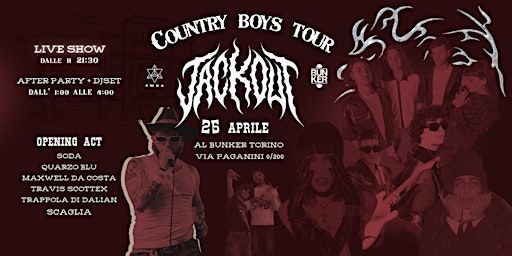 LIVE JACK OUT BUNKER TORINO | Associazione Culturale Variante Bunker