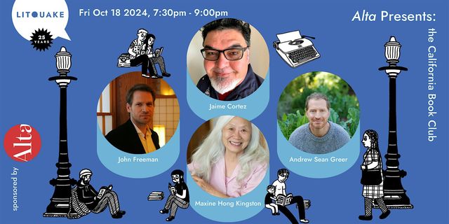 Alta Presents the California Book Club | Verdi Club