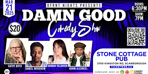 Damn Good Comedy Show - Scarborough | Olde Stone Cottage Pub