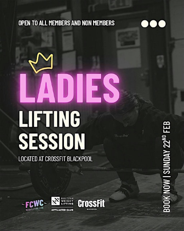 FCWC Ladies Weightlifting Session | Crossfit Blackpool