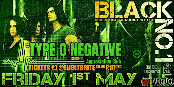 BLACK NO.1 - TYPE O NEGATIVE - APPRECIATION CLUB | Voodoo