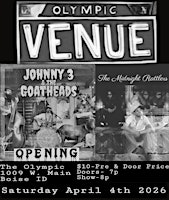 The Midnight Rattlers with Johnny 3 & The Goatheads | The Olympic Venue