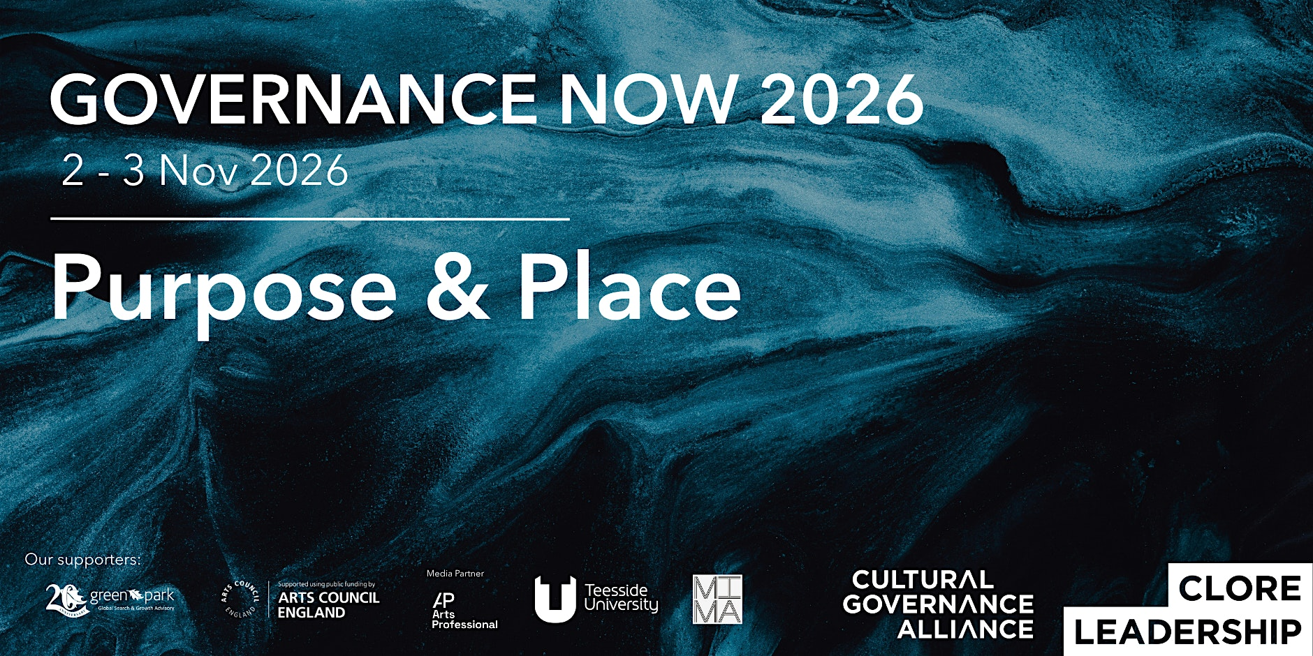 Governance Now 2026: Purpose & Place | Middlesbrough Town Hall