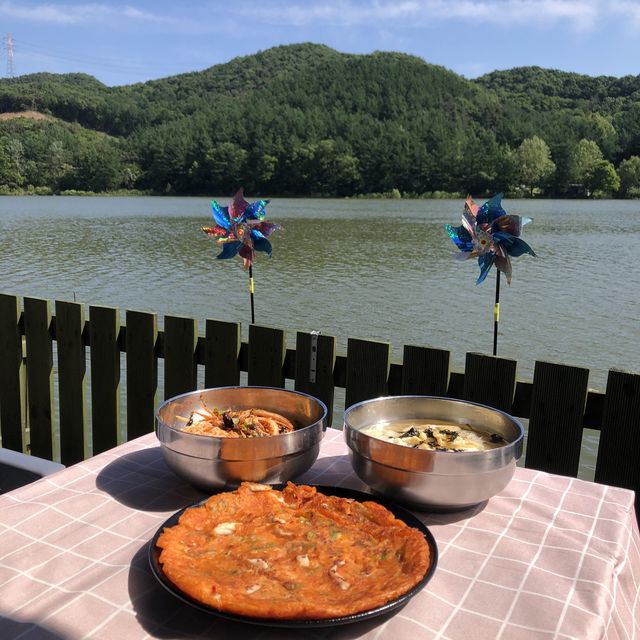 파주 물멍 스팟! 애룡저수지 국수집!