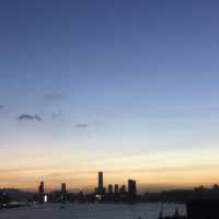油塘大本營空中花園日落夜景