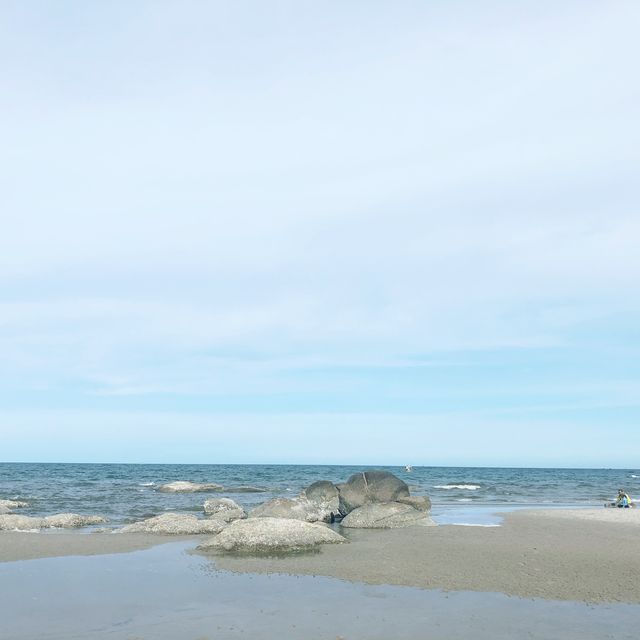 Breathing on  the Beach at Hua Hin