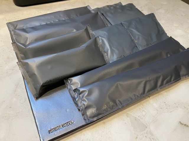 オリジナルへのこだわりが見える室内アメニティ