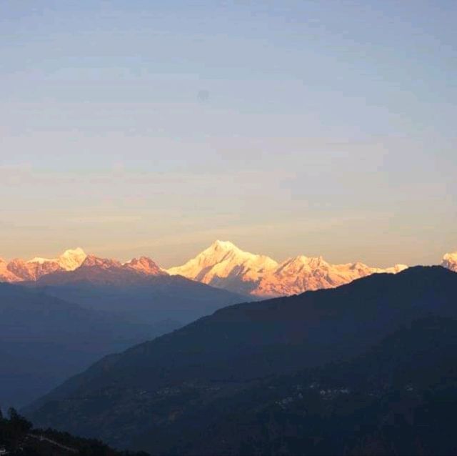 Sunrise View of Mt.Khangchendzonge