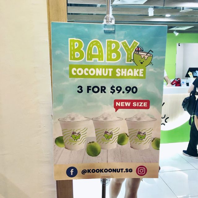 Refreshing Coconut Shake Anyone ?