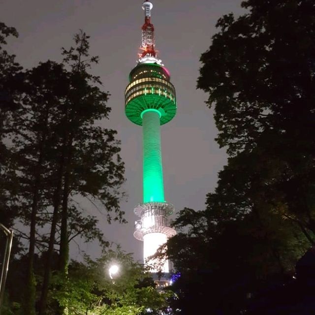 N Seoul Tower night view