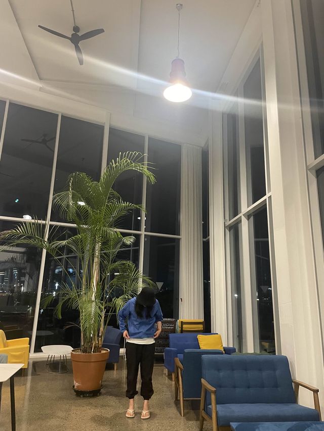 저녁 야경뷰를 볼수 있는 카페,카페 올모