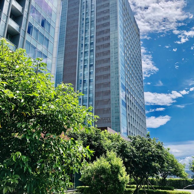風景美好的Courtyard by Marriott Taipei 台北六福萬怡