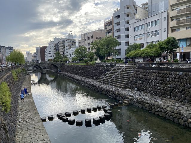 長崎で観光といえば…の一つ。『眼鏡橋』