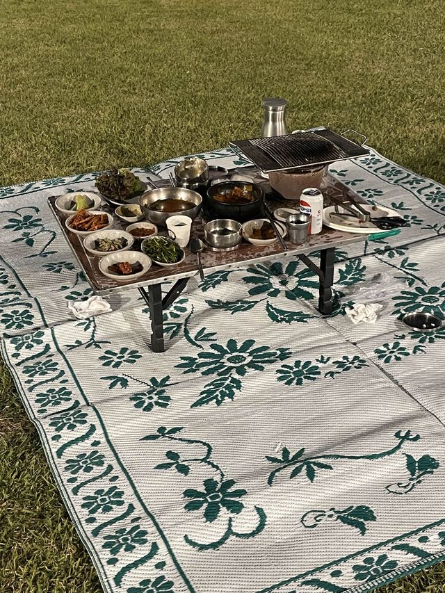 < 남양주 맛집 > 잔디밭 돗자리 위에서 먹는 멧돼지 고기, 금남 멧돼지 🏕️