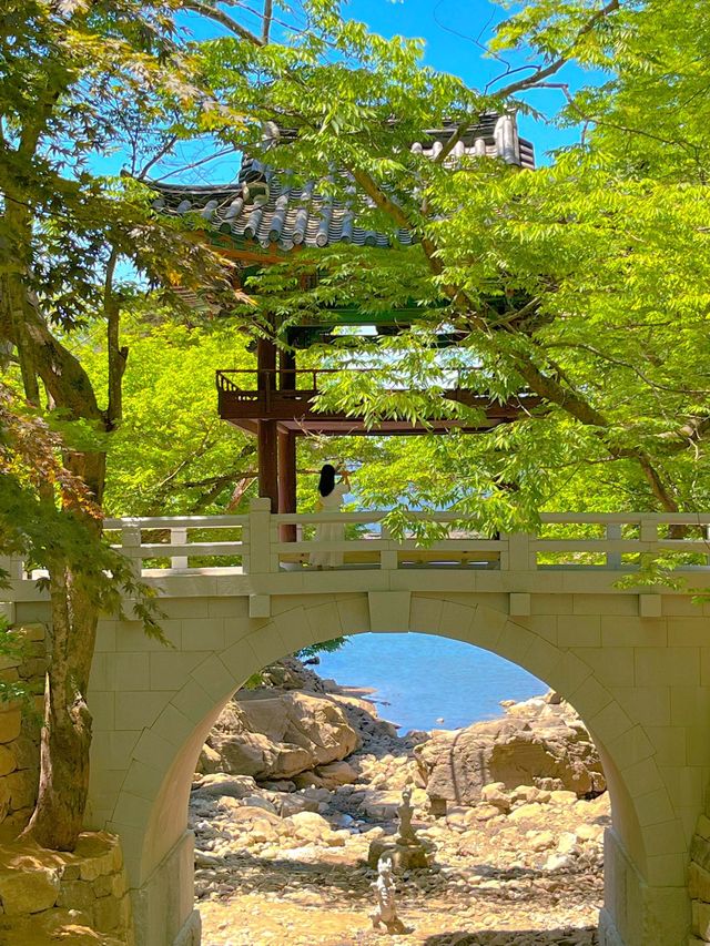 구례 천은사 산책하기 좋아요.