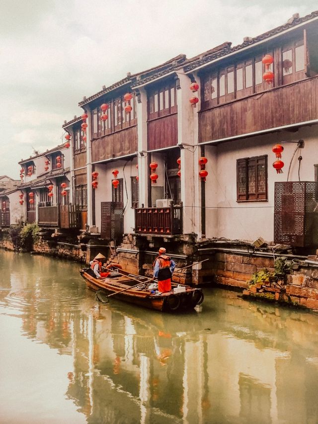 Picturesque Canal Street in Suzhou 🛶