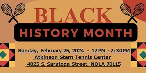 NOMATA'S DIVERSITY AND INCLUSION COMMITTEE SALUTES BLACK HISTORY MONTH | Atkinson-Stern Tennis Center