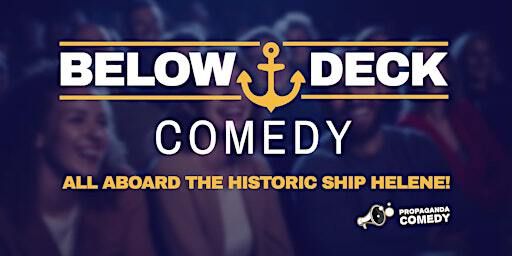 Below Deck Comedy (English Comedy on a Boat) + Popcorn and FREE SHOTs | Historisches Schiff Helene