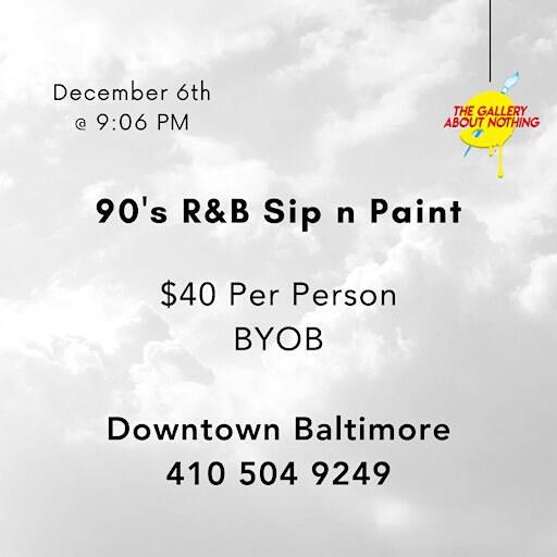 The 90's R&B Sip n Paint Experience! | Such A Vibe Museum