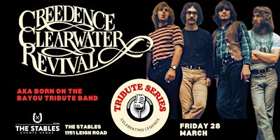 The NZ Creedence Clearwater Revival Tribute Show | The Stables Events Venue & Secret Garden Leigh Road, Matakana Country Park, Matakana, New Zealand