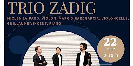 Trio Zadig : violon, violoncelle et piano | Conservatoire Serge Rachmaninoff de Paris