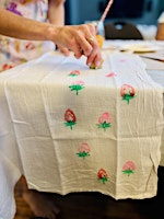 Tea Towel Block Printing | Hillside Beach