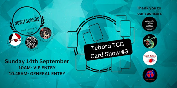 Telford TCG Card Show #3 | Mercure Telford Centre Hotel