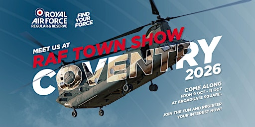 RAF Town Show Coventry | Broadgate Square
