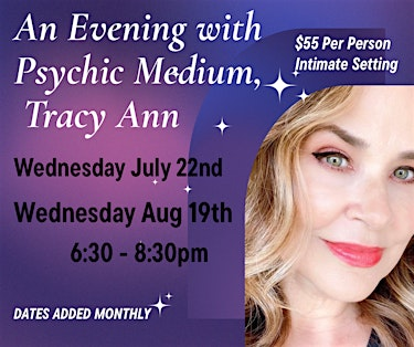 August 19th  Psychic Medium, Tracy Ann at the Grey Goat | Grey Goat Farmtique