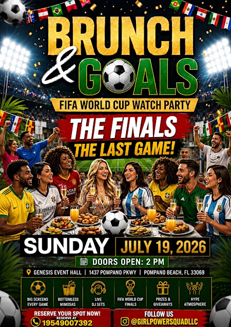 FIFA WORLD CUP FINAL  BRUNCH | Genesis Events Banquet Hall