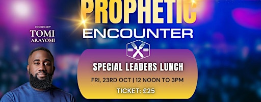 Special Leaders Lunch With Apostle Tomi Arayomi | The Leadership Training Centre