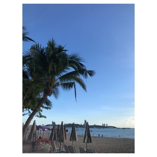 Pattaya sunset ชมพระอาทิตย์ตกดินที่หาดพัทยา