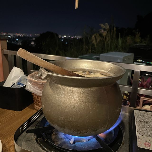 假日賞夜景的好餐廳推薦👍貓空 阿義師的大茶壺 好料理與好風景兼得❤️