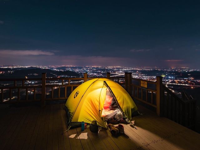 일출과 일몰을 한 눈에 볼 수 있는 화성 태행산