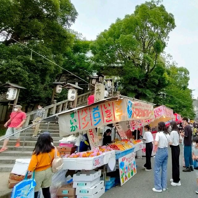 【大阪 中央区】高津神社の夏祭り✨the日本