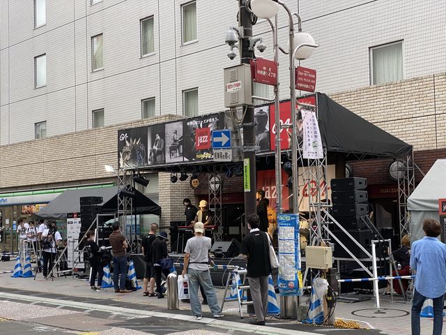 福岡中洲の秋の定番イベント『中洲jazz』(昼間)