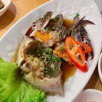 人生第一次食醬油蟹🦀