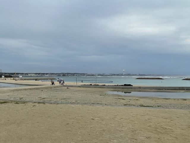 美麗的北谷公園日落海灘