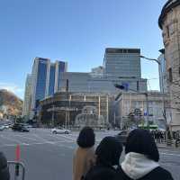 명동백화점 크리스마스 조명 꿀팁