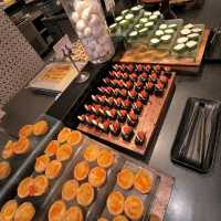 Pre-Christmas lunch buffet with officemates