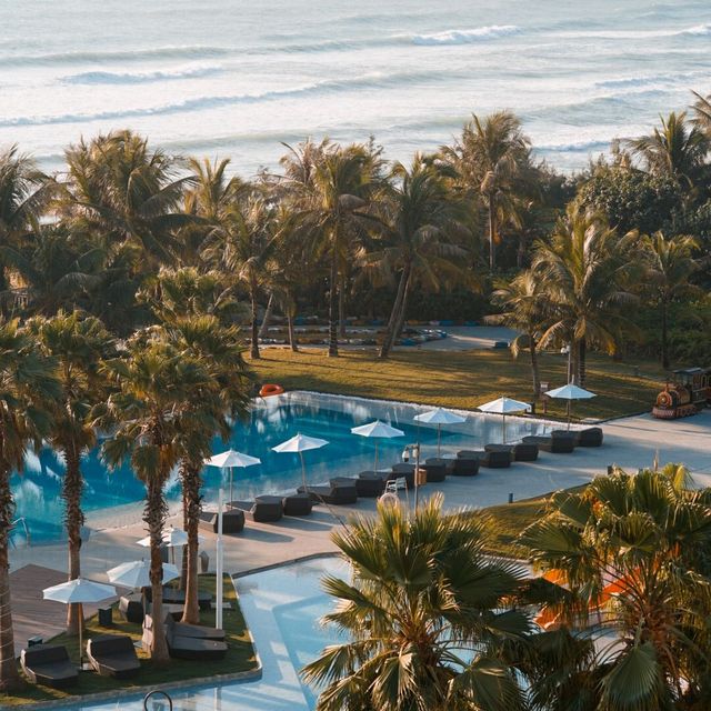 Nice beach resort in cool area