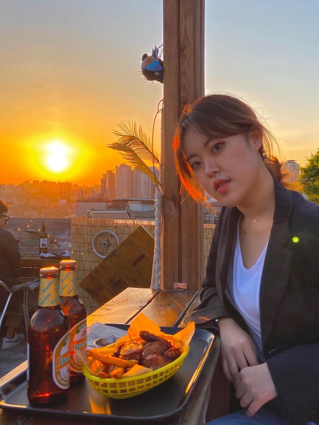 <서울> 노을 맛집 용산 해방촌 루프탑