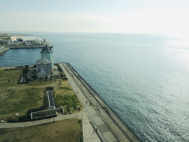 站在明石海峽大橋之上