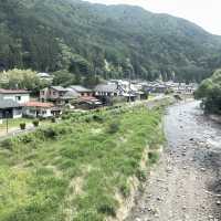 【木曽福島駅】木曽義仲、旗揚げの地。