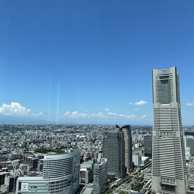 オークウッドスイーツ横浜のフロント階は無料展望台！
