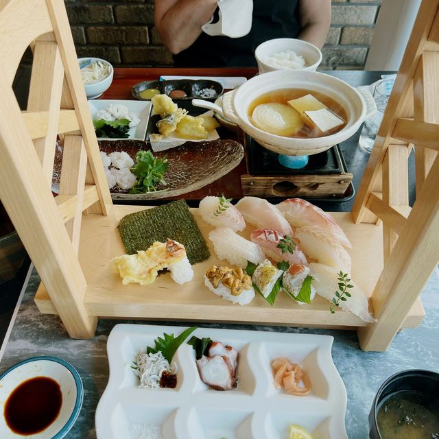 淡路島うずしおandお寿司、玉ねぎ大満足